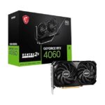 Mi opinión sobre la MSI GeForce RTX 4060: ¿Realmente vale la pena? msi-geforce-rtx-4060-ventus-2x-black-8g-oc-portada