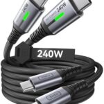 INIU Cable USB C Rápido 2-Pack: ¿Cumple con las altas expectativas? cable-iniu-usb-c-rapido-2pack-240w-portada