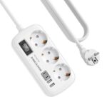 Práctico enchufe múltiple USB: ideal para el hogar y viajes. enchufe-multiple-usb-3-tomas-16a-4000w-portada
