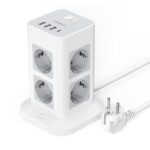 TESSAN Regleta Torre: Potente y funcional, ideal para cualquier espacio tessan-regleta-torre-8-tomas-3-usb-1-usb-c-portada